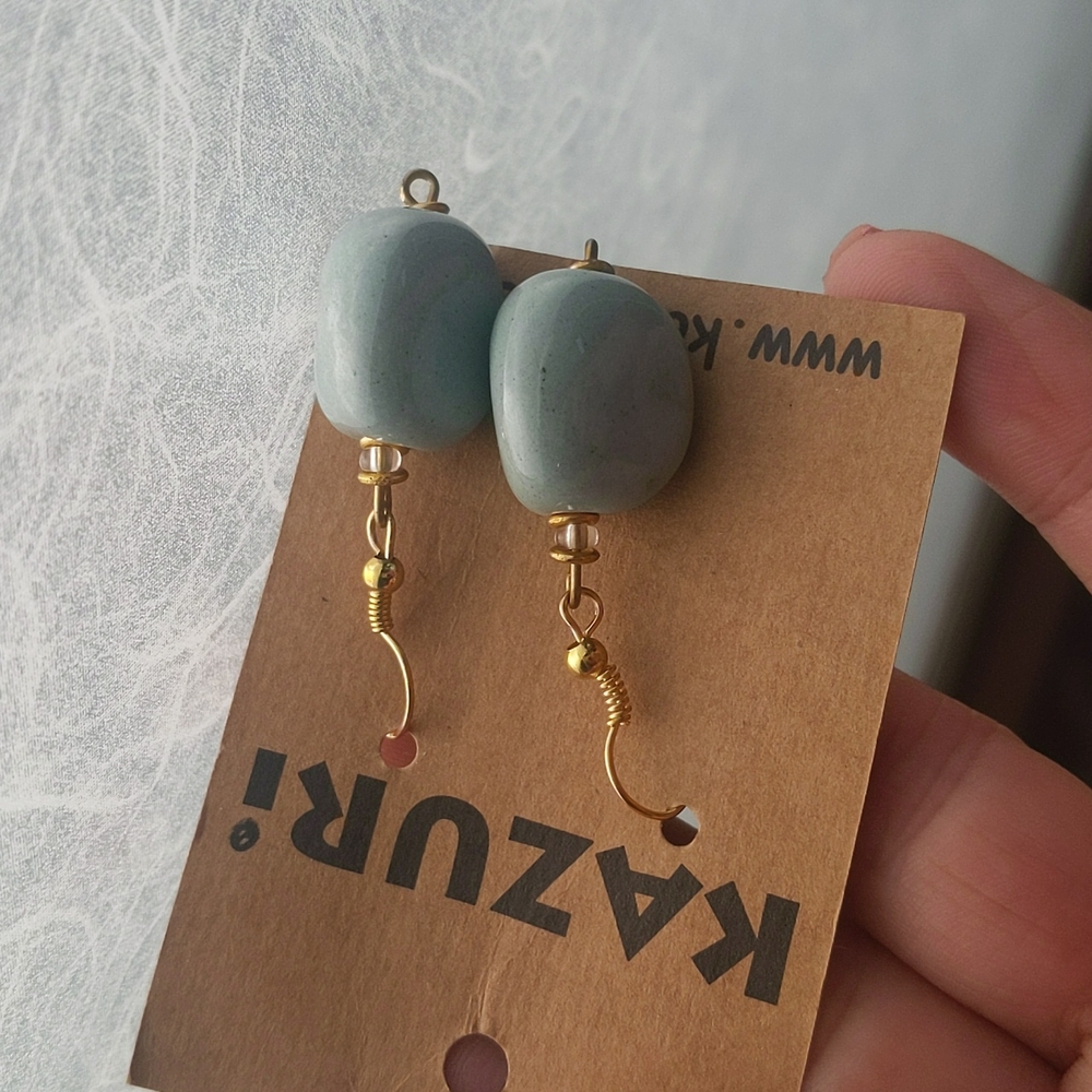 Kazuri earrings. NEW - Picture 5 of 5
